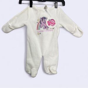 Infant 3-6 Months One Piece Footie My Little Pony Twilight Sparkle Sleep Cozy